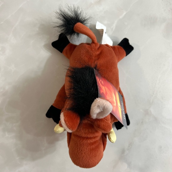 Vintage LION KING Mattel 9" PUMBA Warthog Plush Toy Figure Disney Store Tag On - Picture 3 of 8